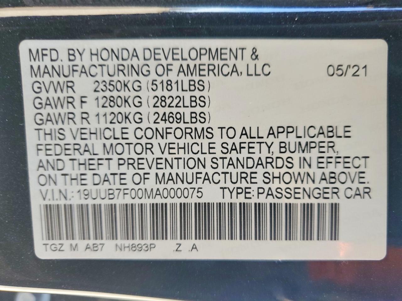 Acura TLX Type S