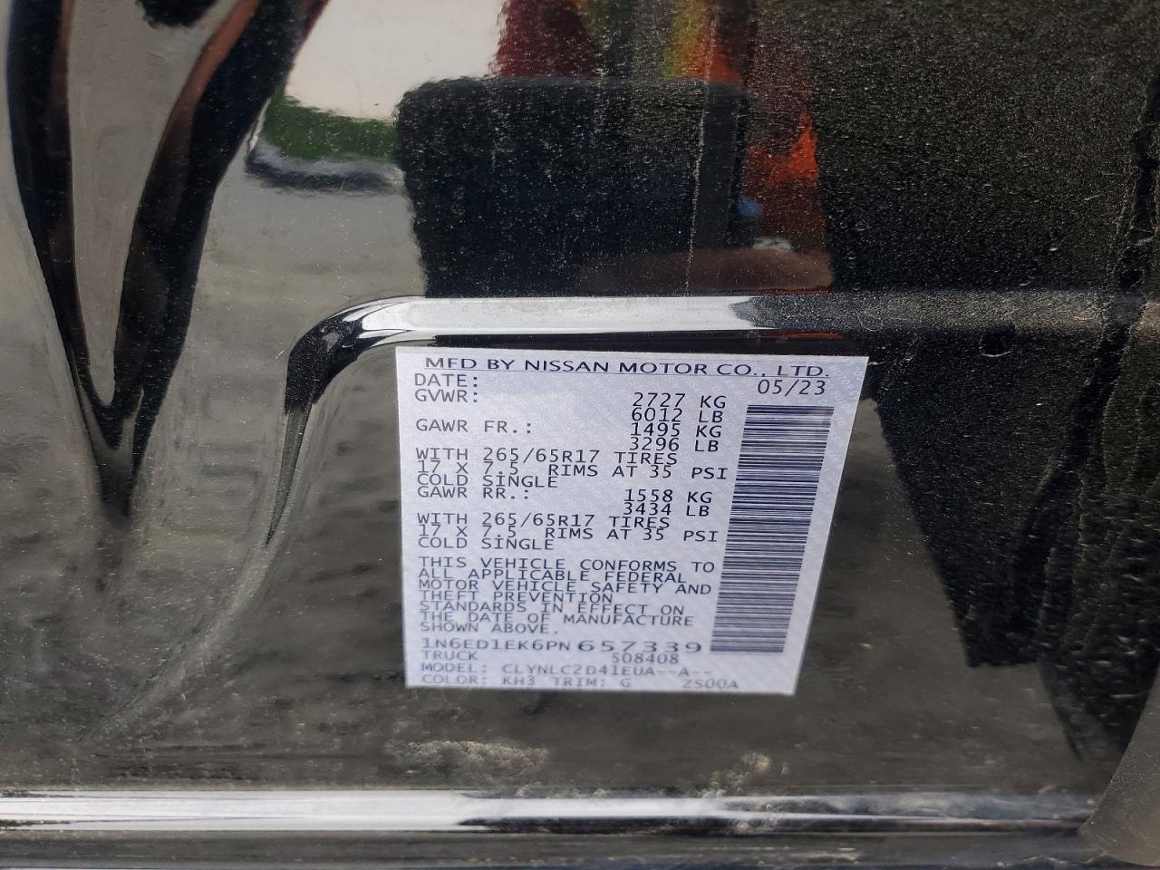 Nissan Frontier Sv