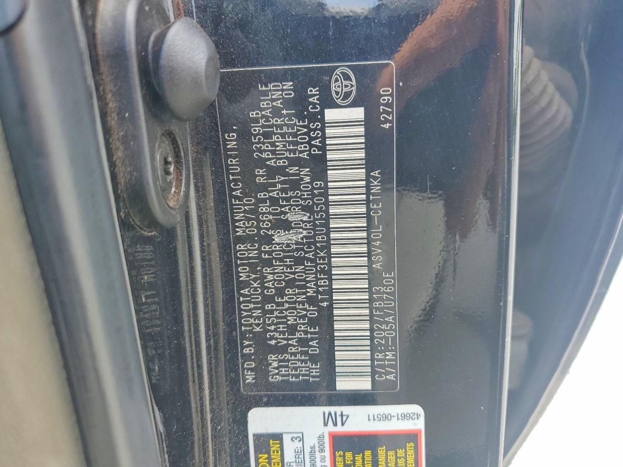 Toyota Camry Le