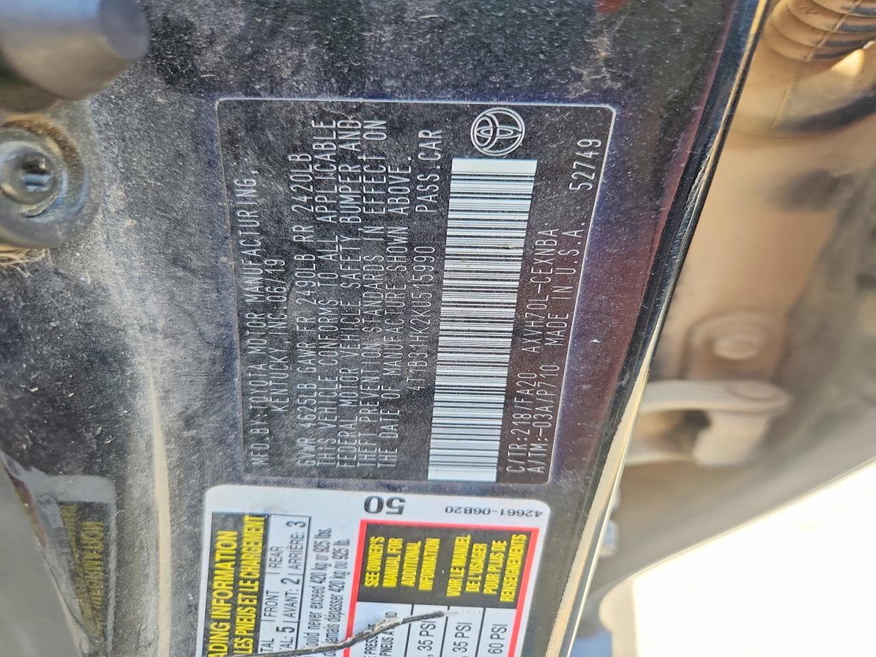 Toyota Camry Le