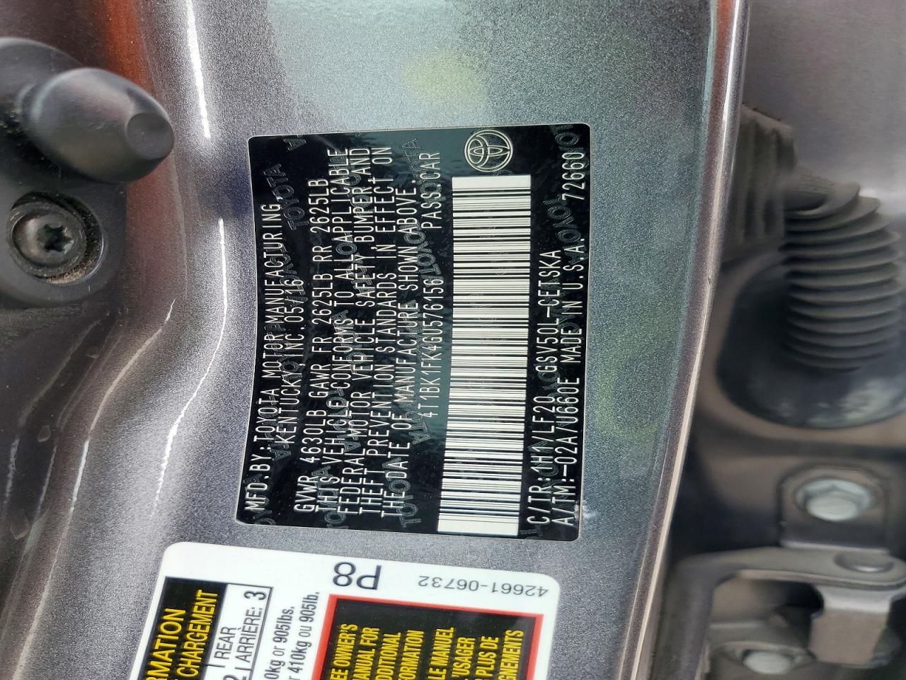 Toyota Camry Xse V6