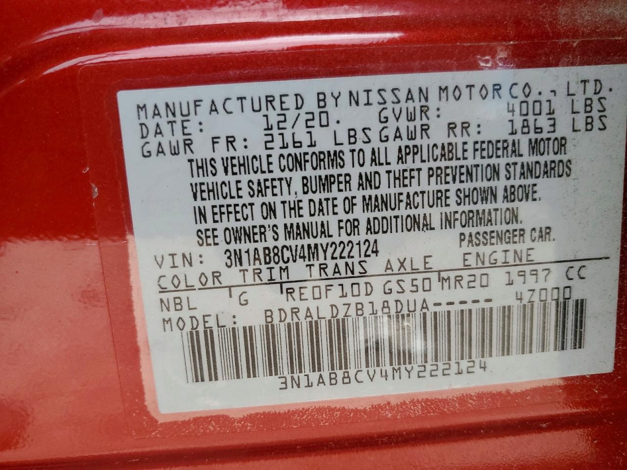 Nissan Sentra Sv
