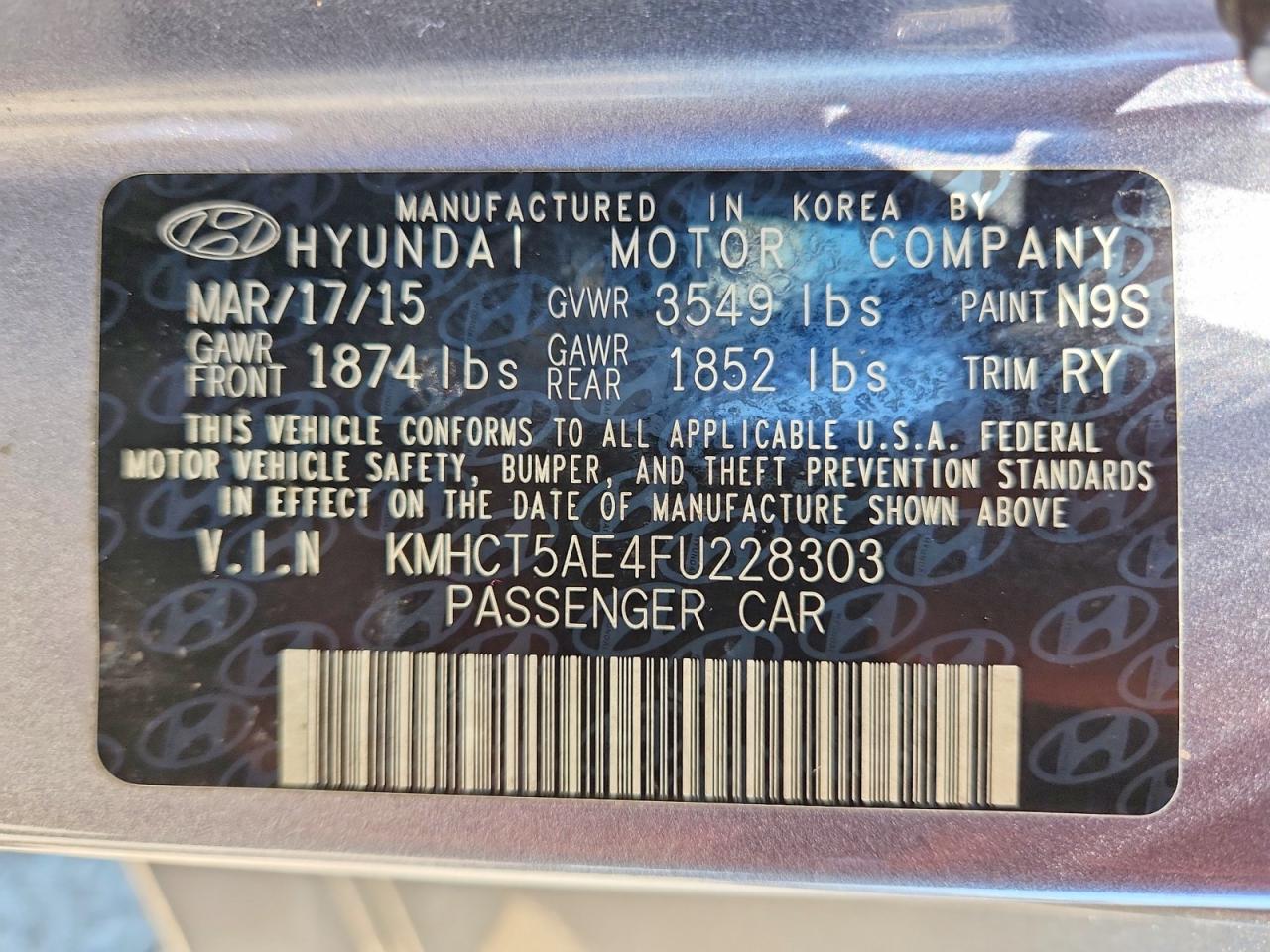 Hyundai ACCENT Gs