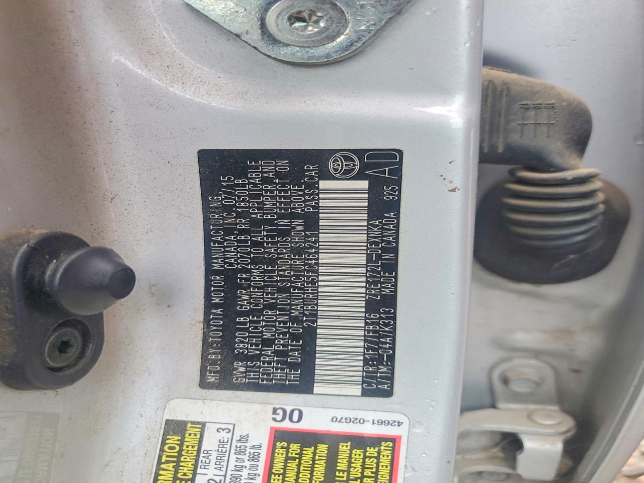 Toyota Corolla Le