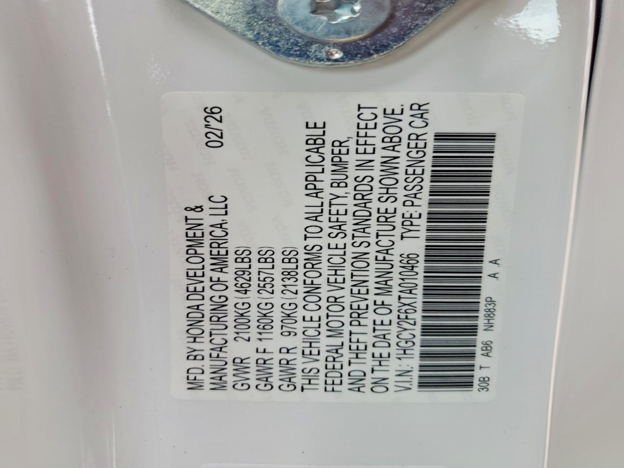 Honda Accord Hybrid Exl