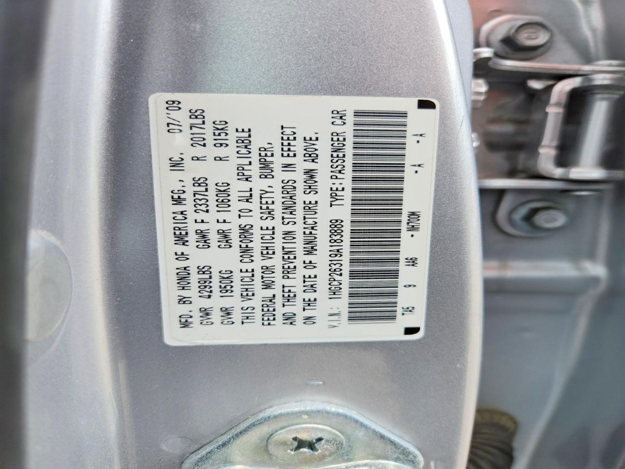 Honda Accord Lx