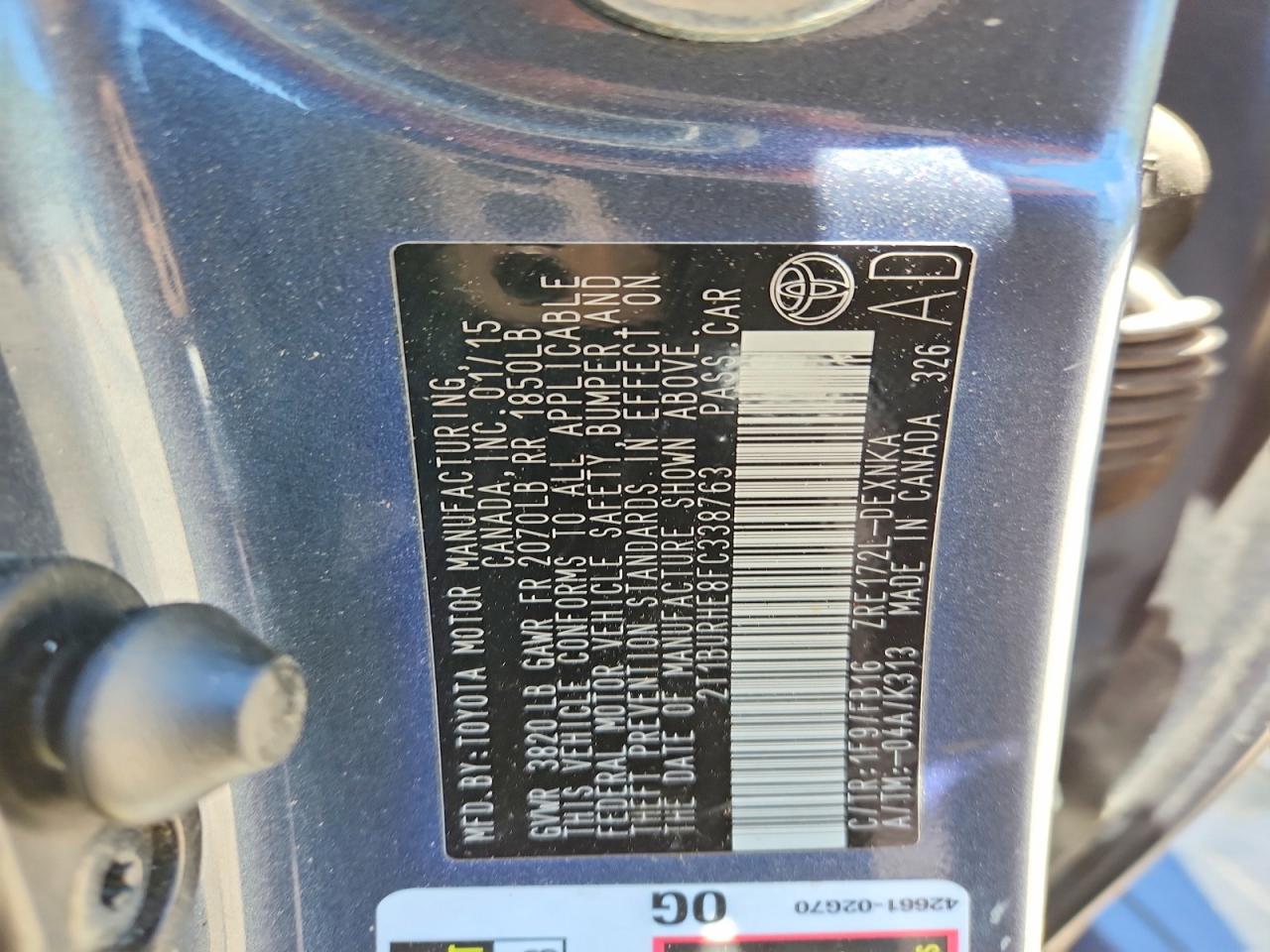 Toyota Corolla Le