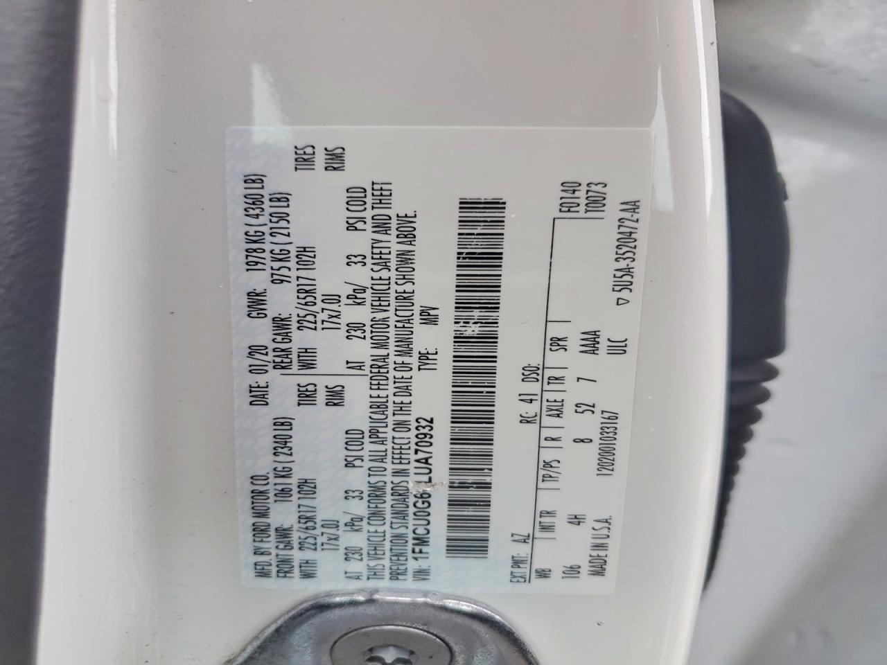 Ford Escape Se