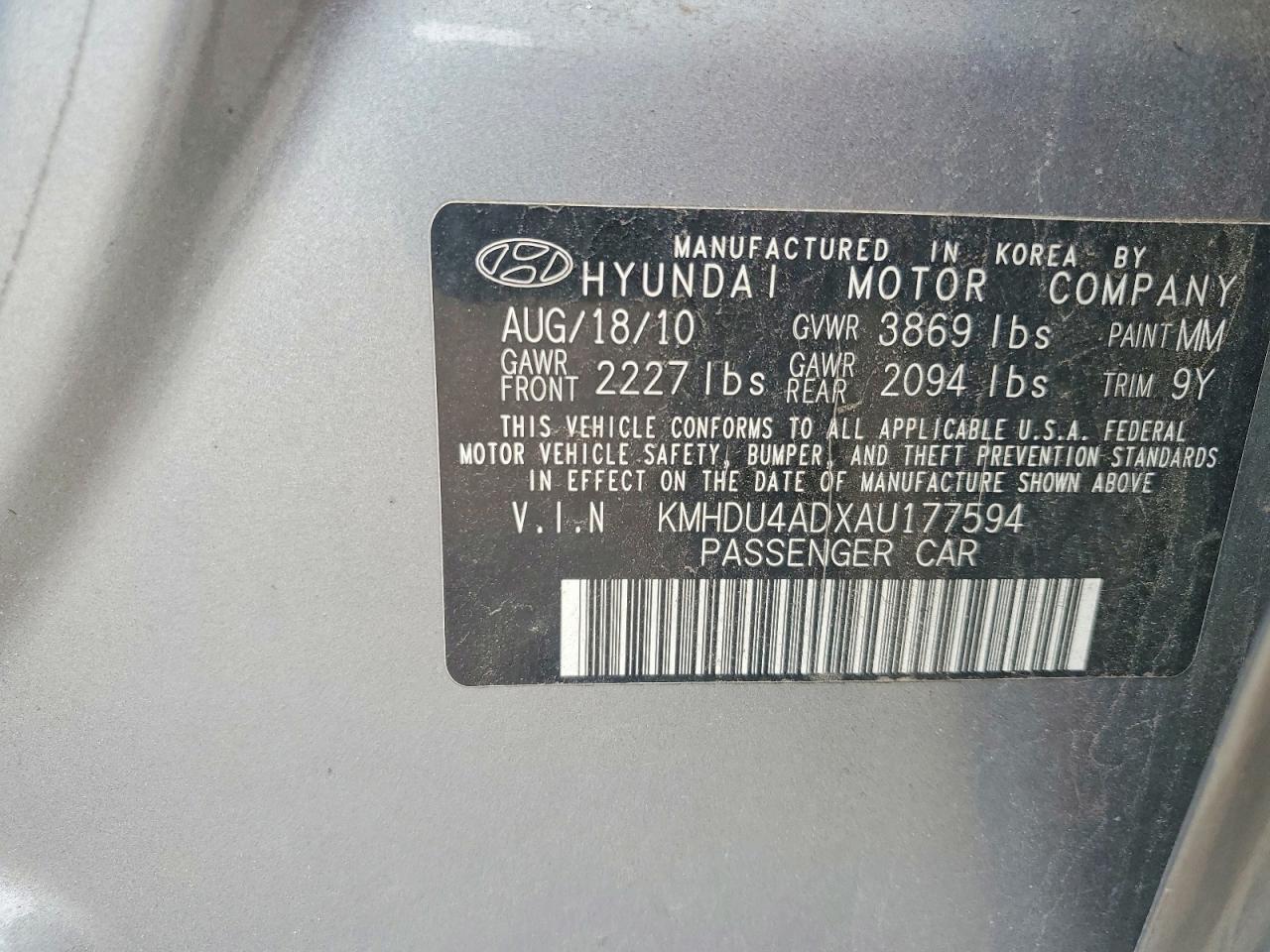 Hyundai ELANTRA Gls
