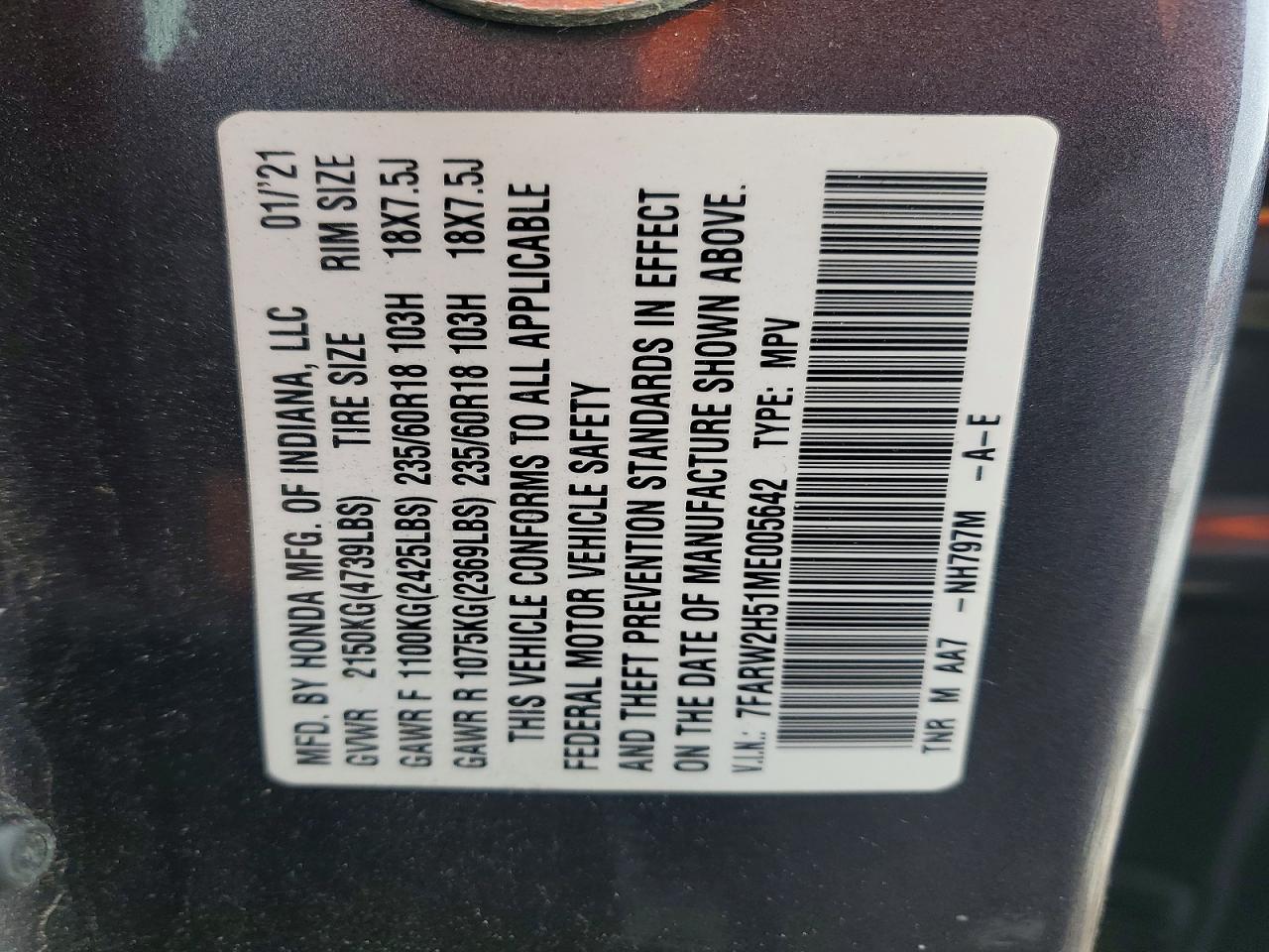Honda Crv Ex