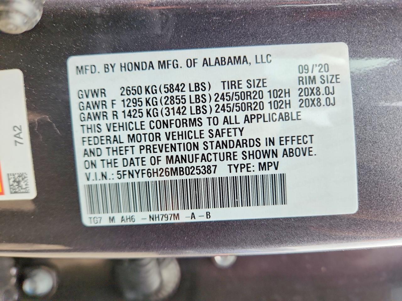 Honda Pilot Se