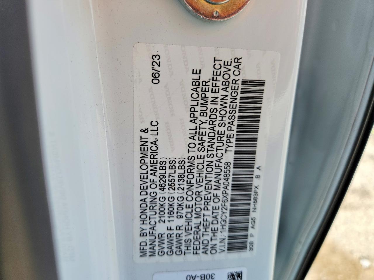 Honda Accord Hybrid Exl