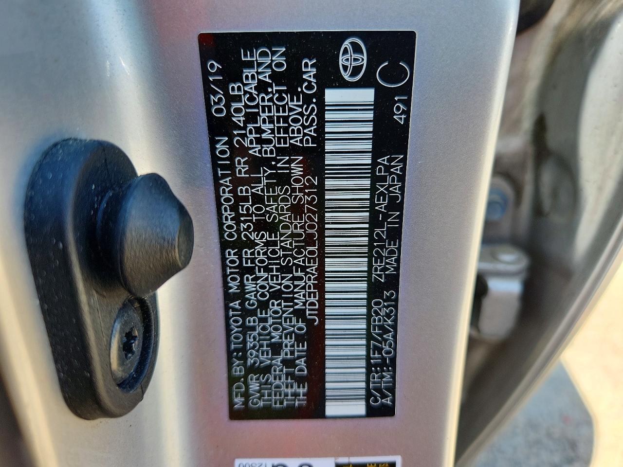 Toyota Corolla Le