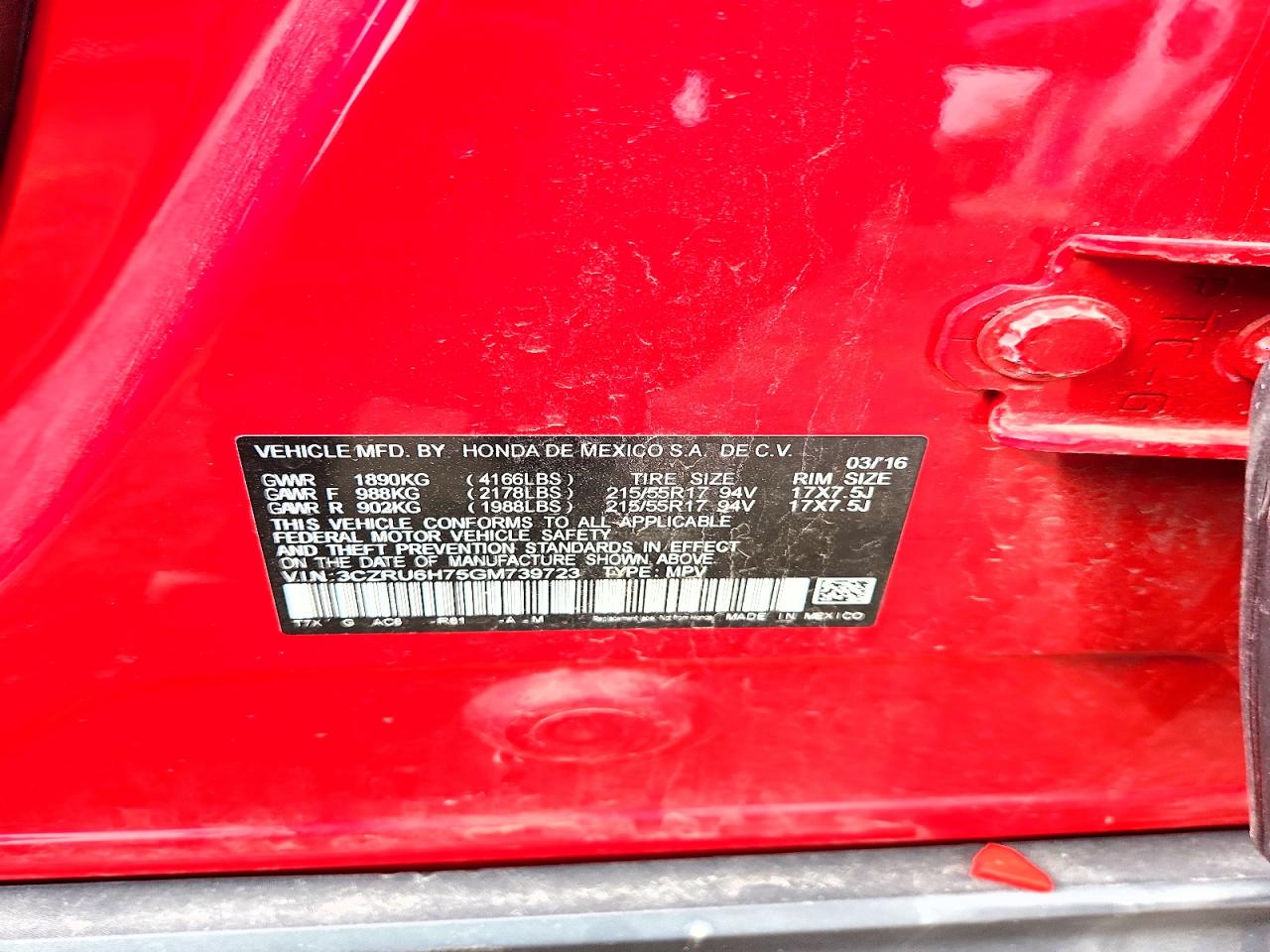 Honda HR-V Exl