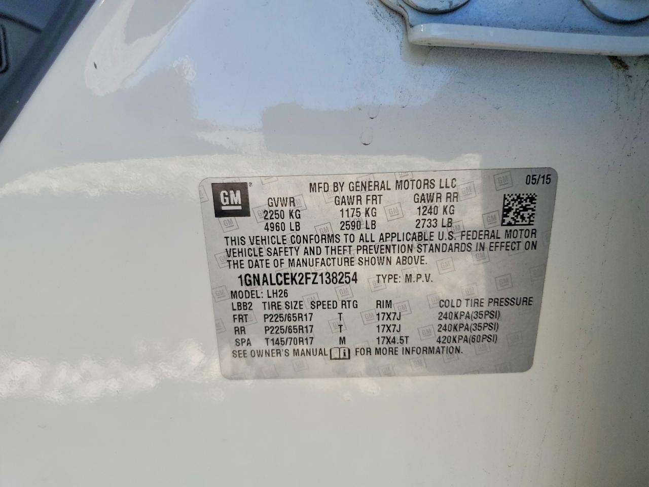 Chevrolet Equinox Lt