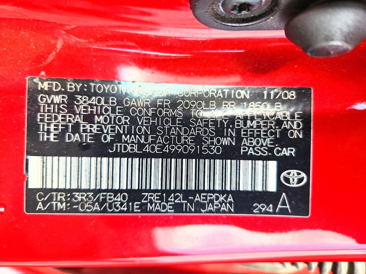 Toyota Corolla Le