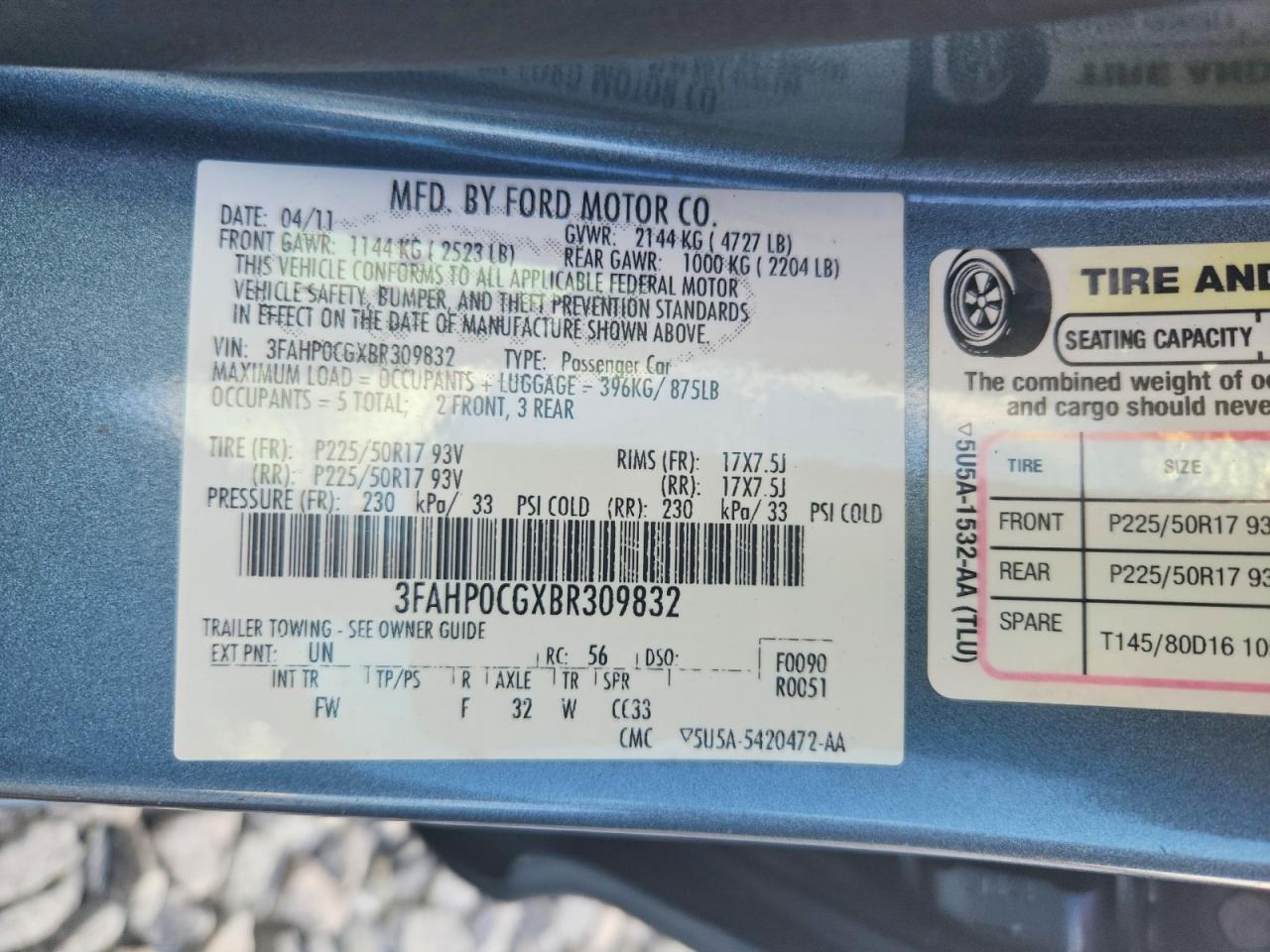 Ford Fusion Sel