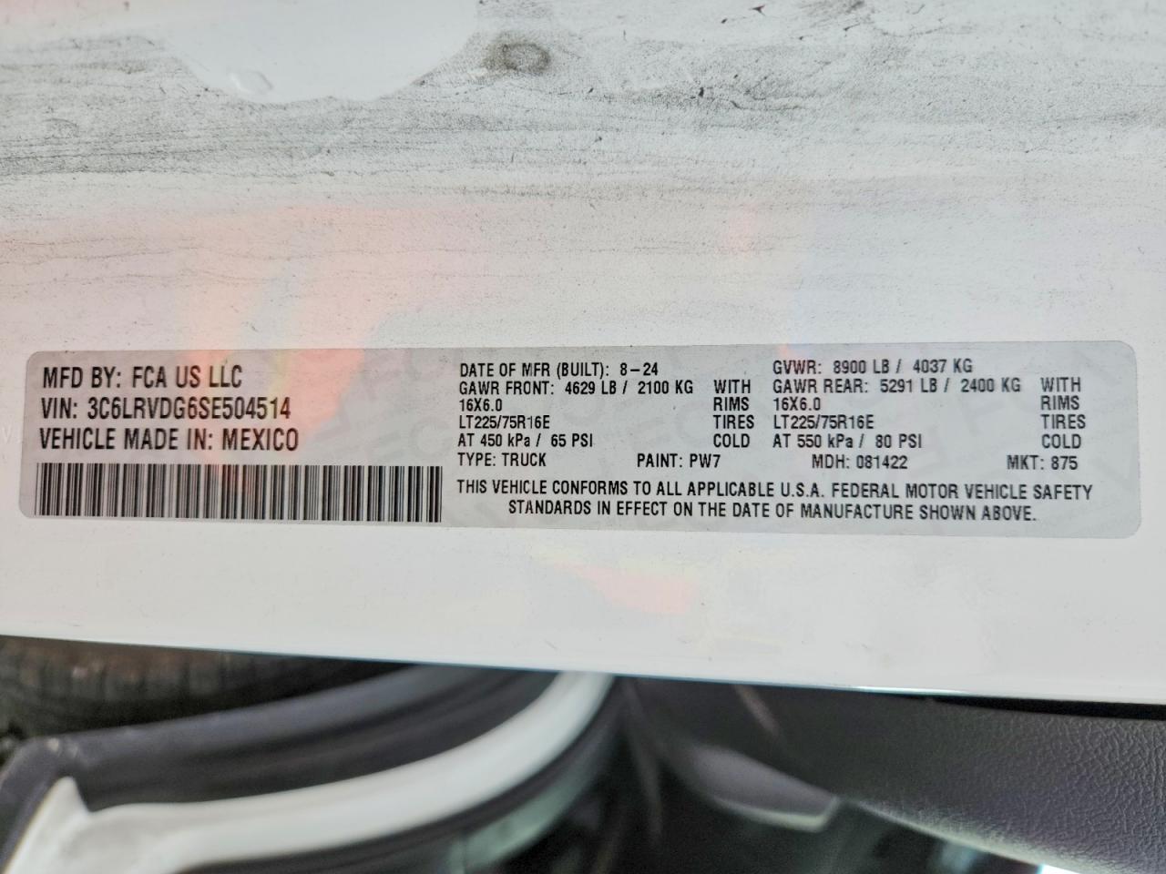Ram Promaster 2500 High
