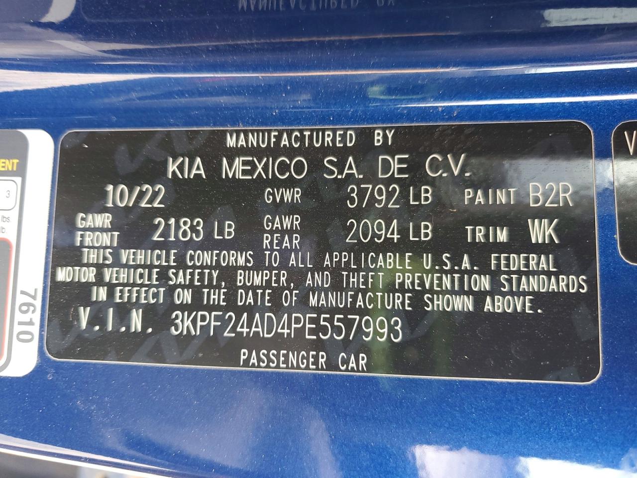 Kia Forte Lxs