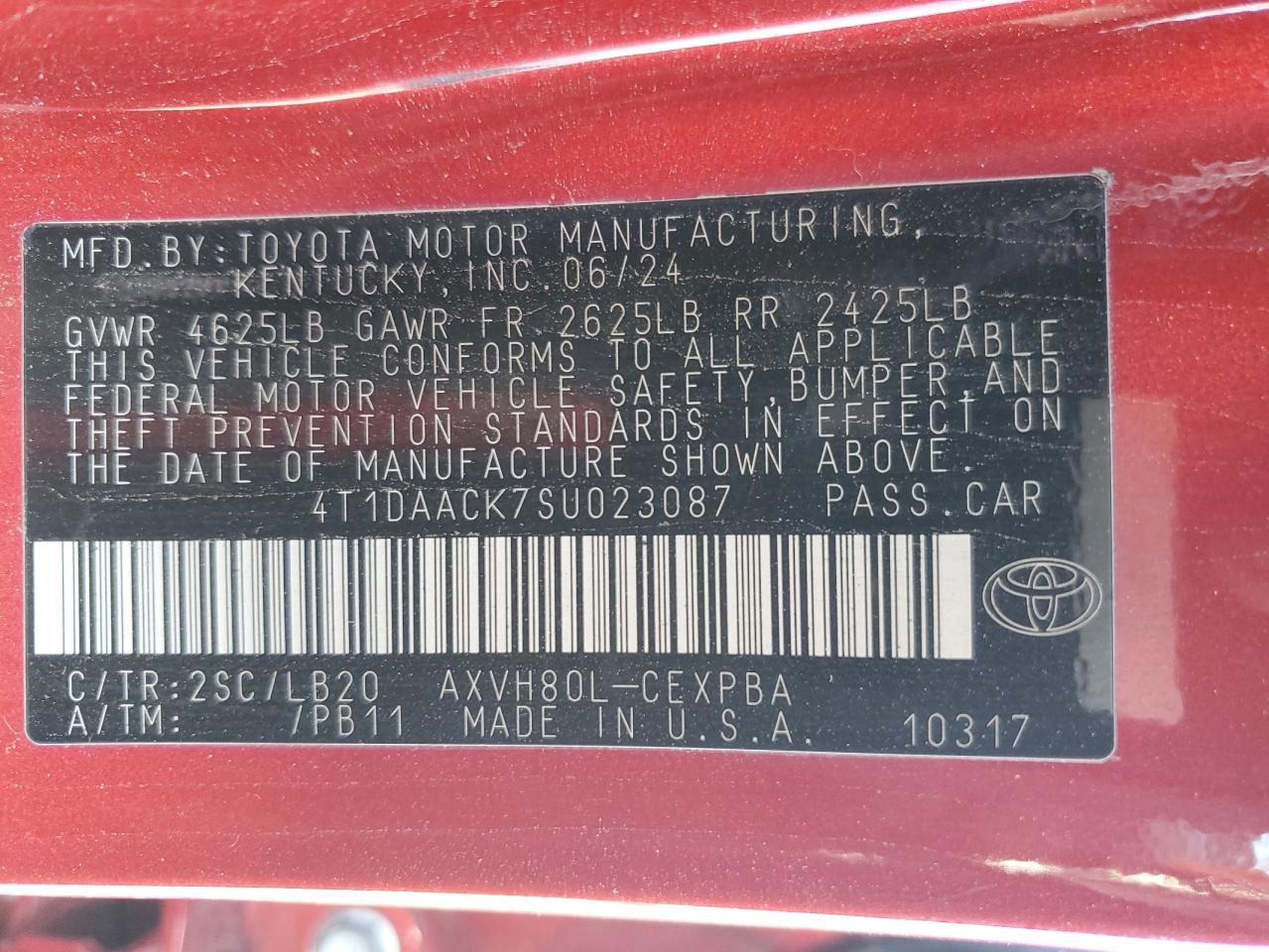 Toyota Camry Xse