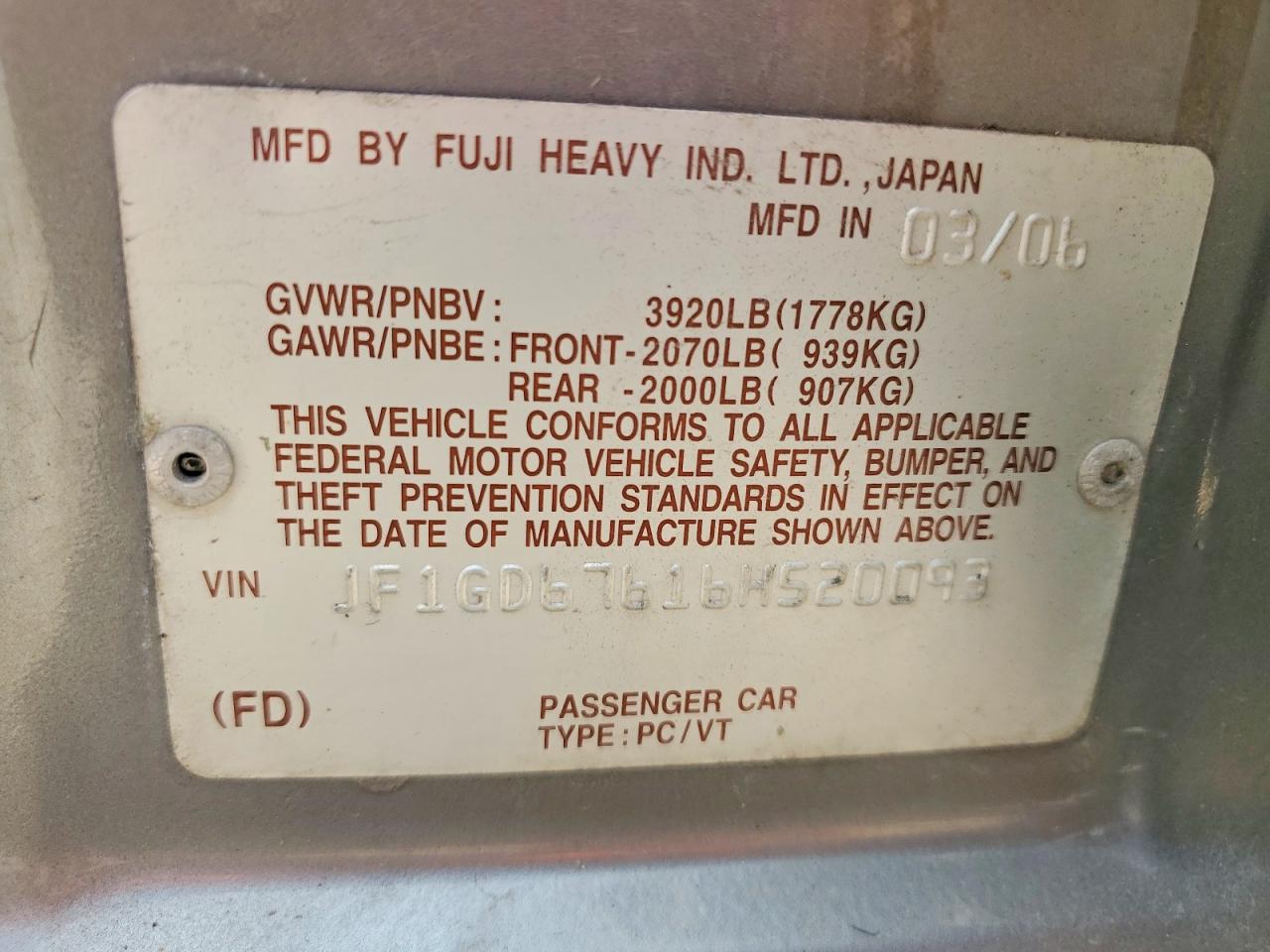 Subaru Impreza 2.5i