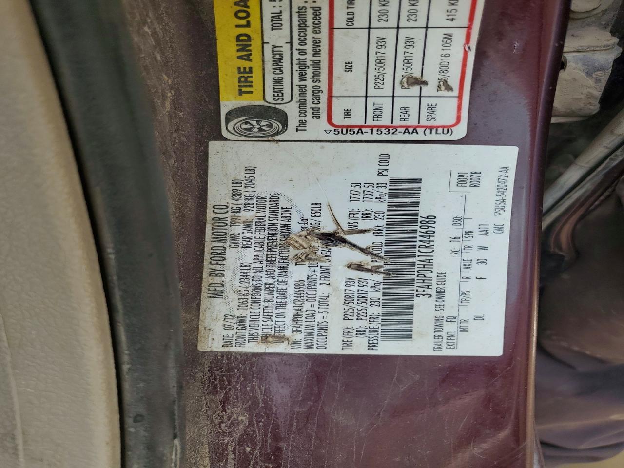 Ford Fusion Se