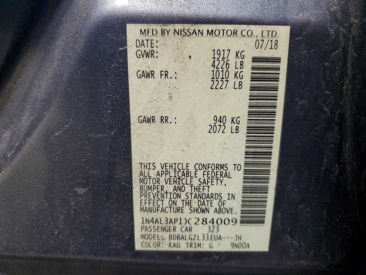 Nissan Altima 2.5 S