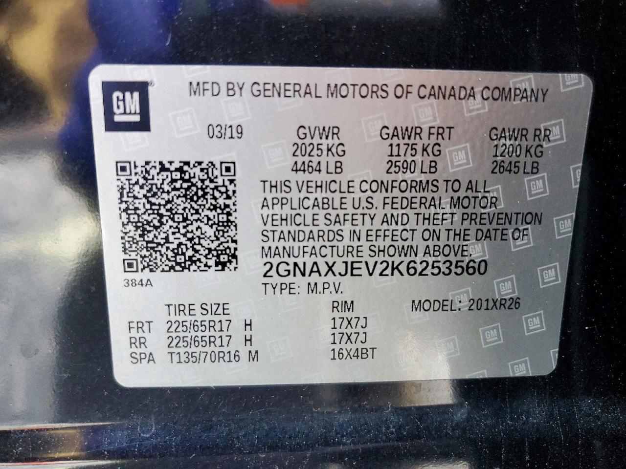 Chevrolet Equinox Lt
