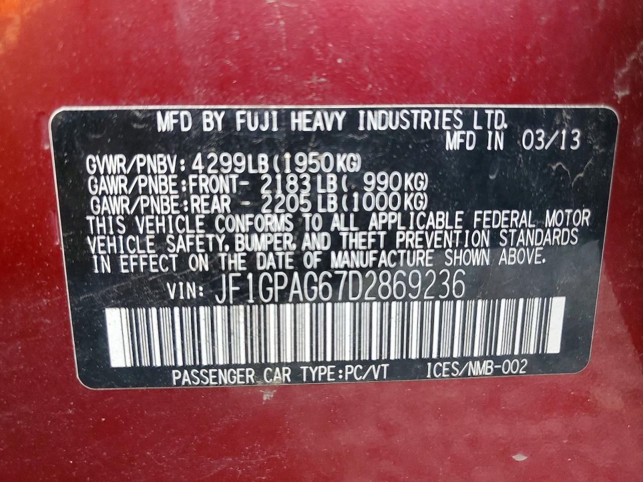 Subaru Impreza Limited