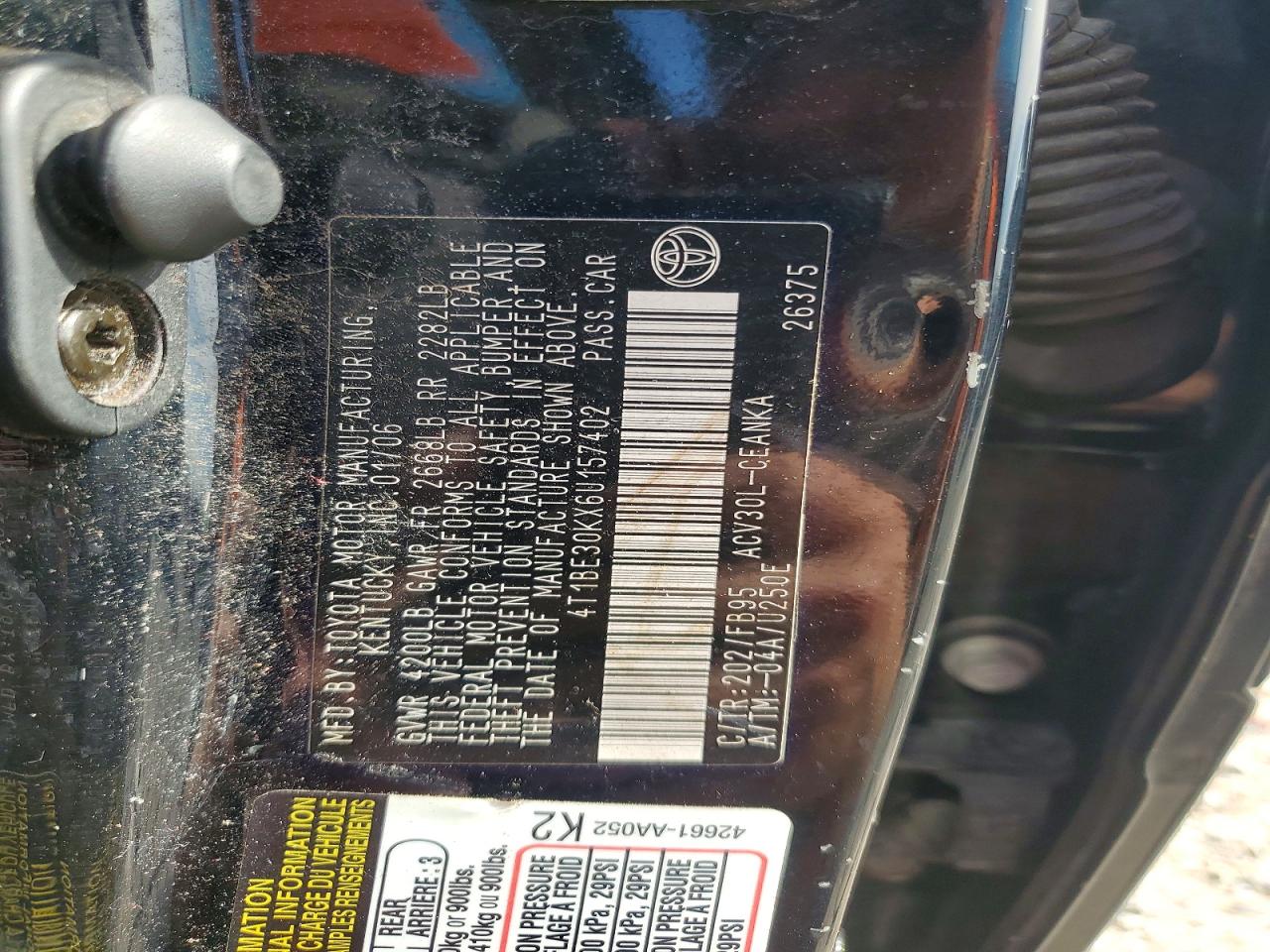 Toyota Camry Le