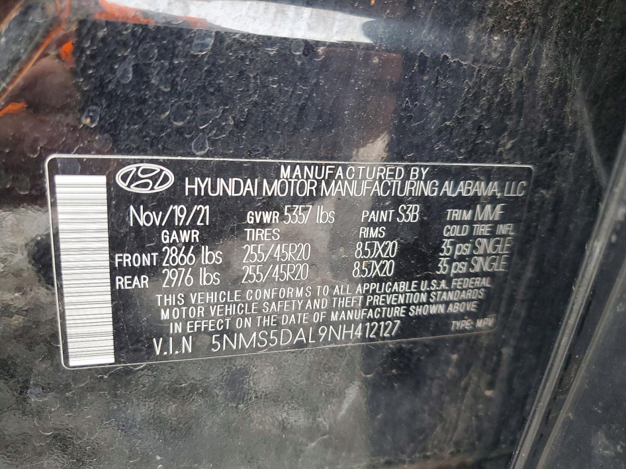 Hyundai SANTA FE Calligraphy