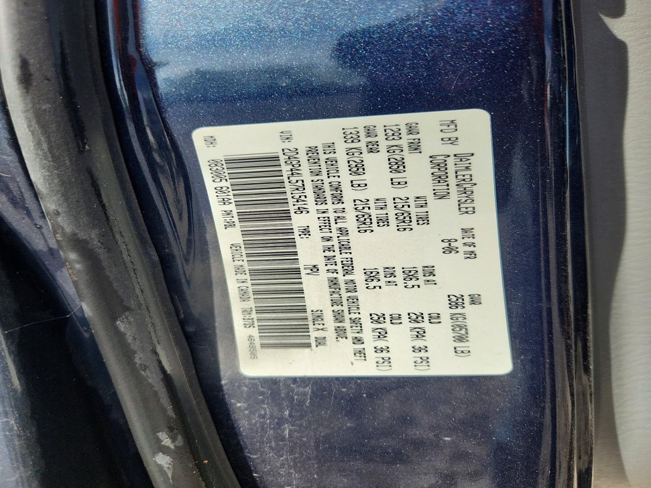 Dodge Caravan Sxt