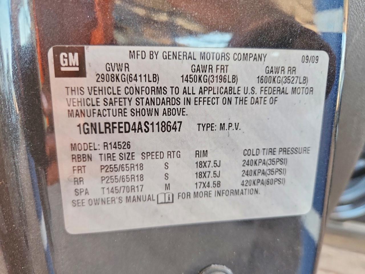 Chevrolet Traverse Lt
