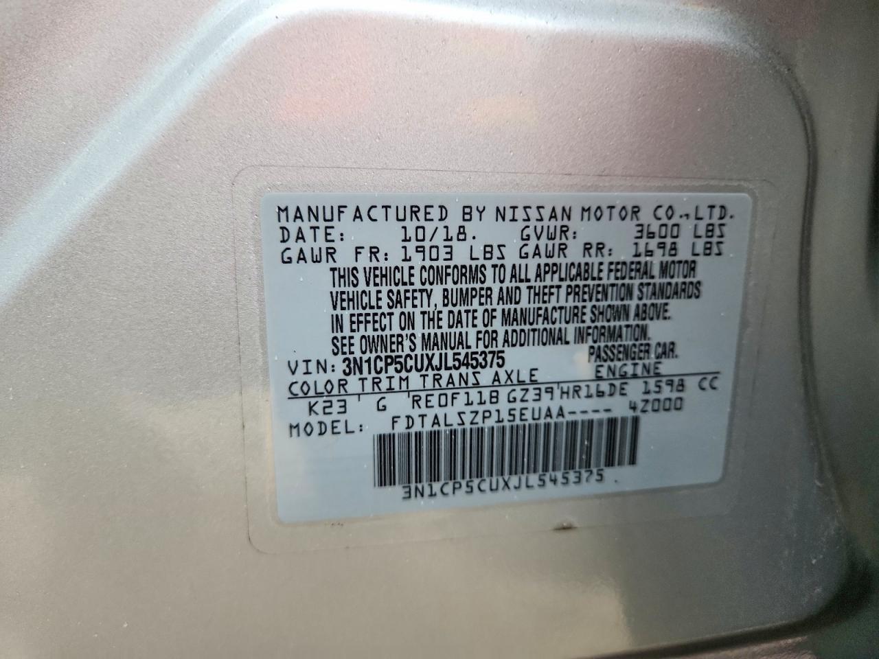 Nissan Kicks Sv