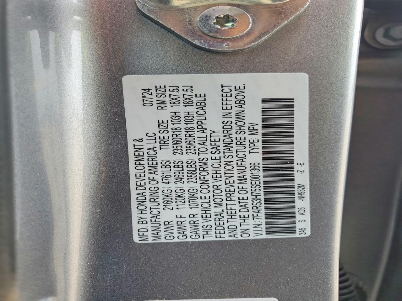 Honda Crv Exl