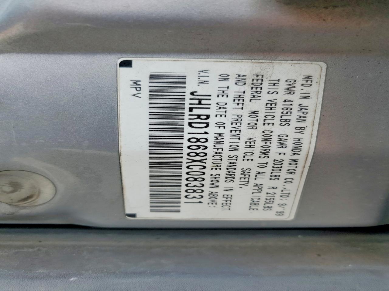 Honda Crv Ex