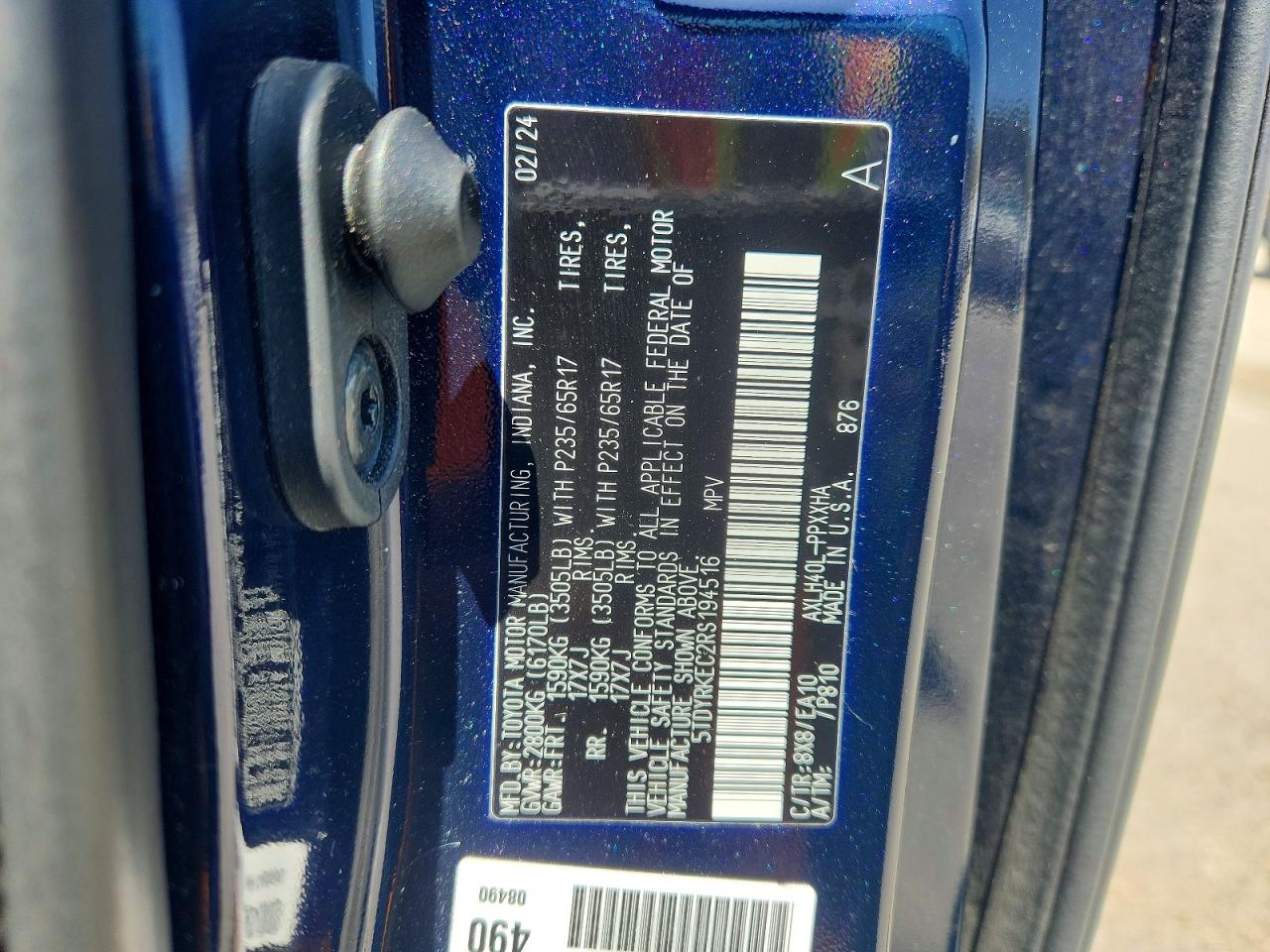 Toyota Sienna Xle