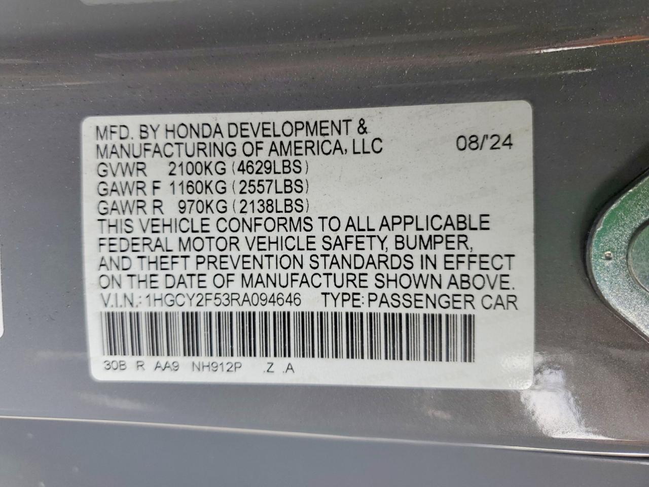 Honda Accord Hybrid Sport
