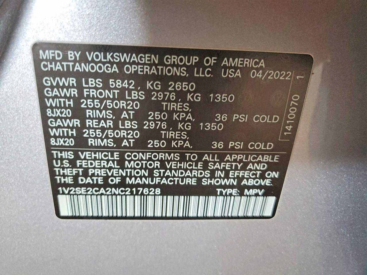 Volkswagen Atlas Sel R-line