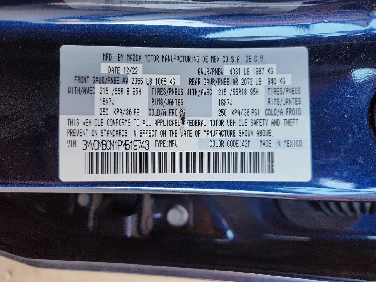 Mazda Cx Preferred