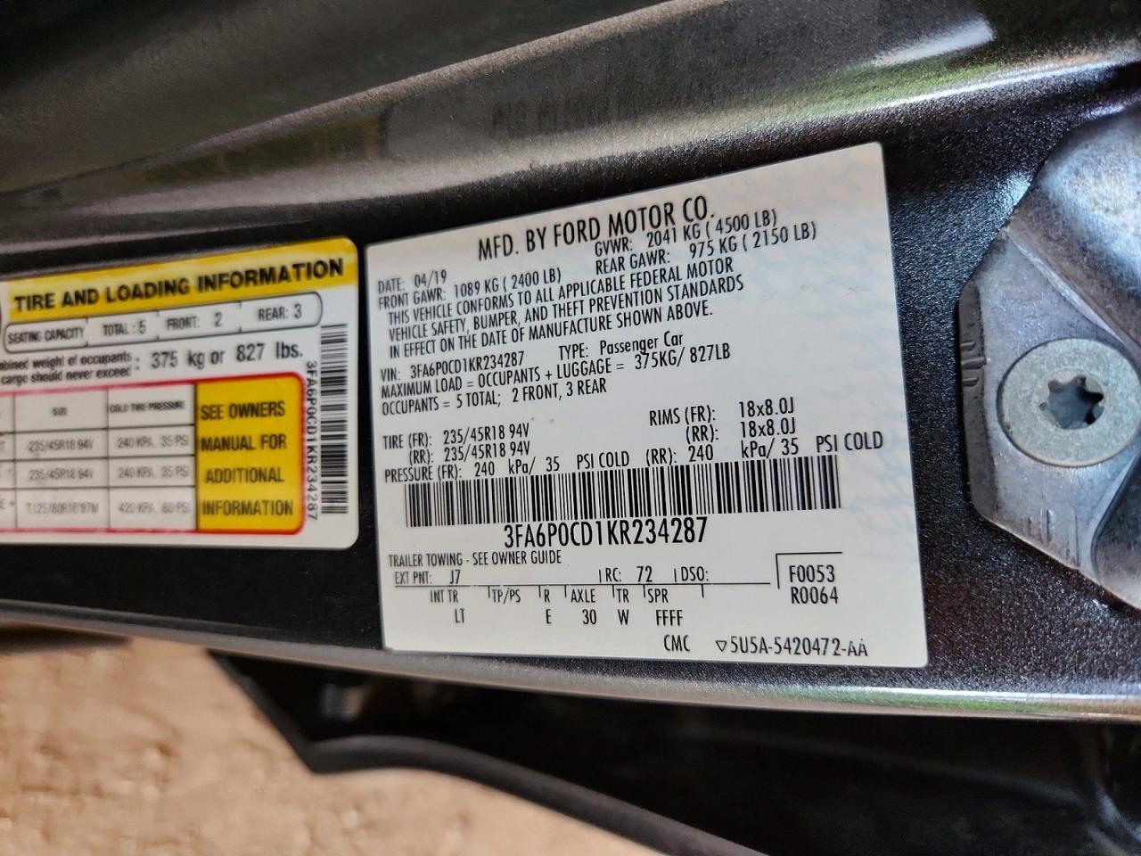 Ford Fusion Sel