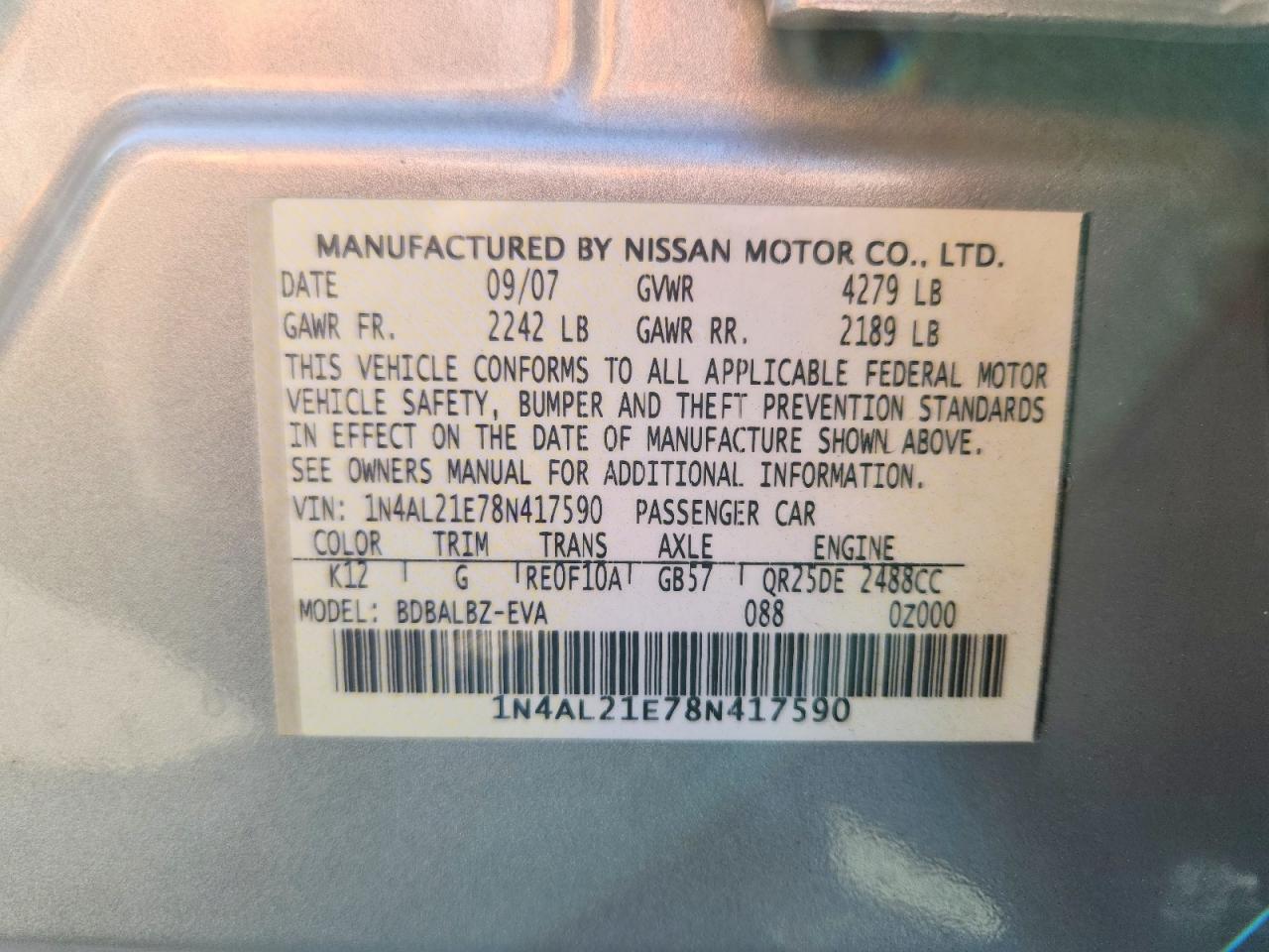 Nissan Altima 2.5