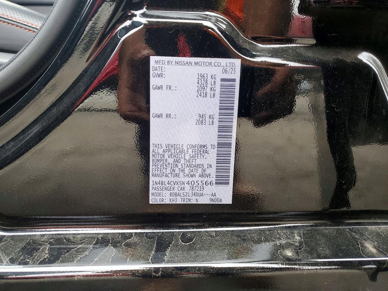 Nissan Altima Sr