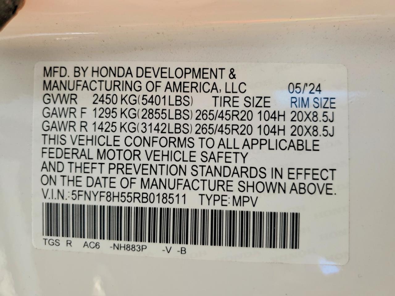 Honda Passport Exl