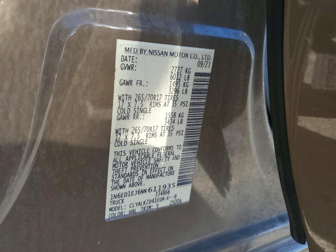 Nissan Frontier Pro-x