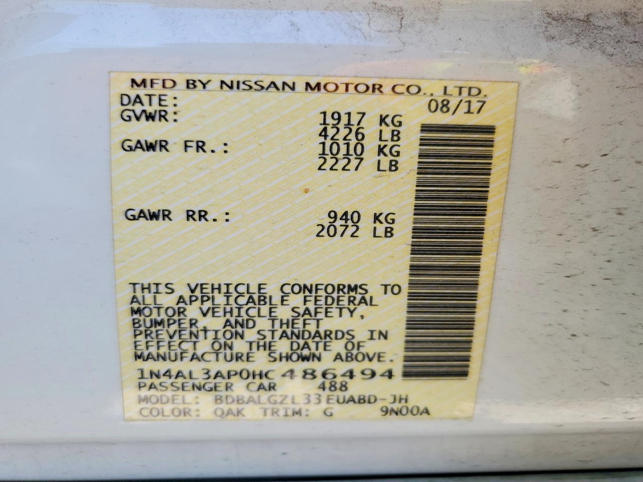 Nissan Altima 2.5 S