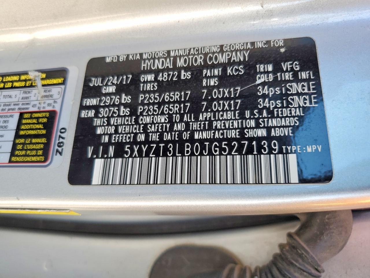 Hyundai SANTA FE 2.4l