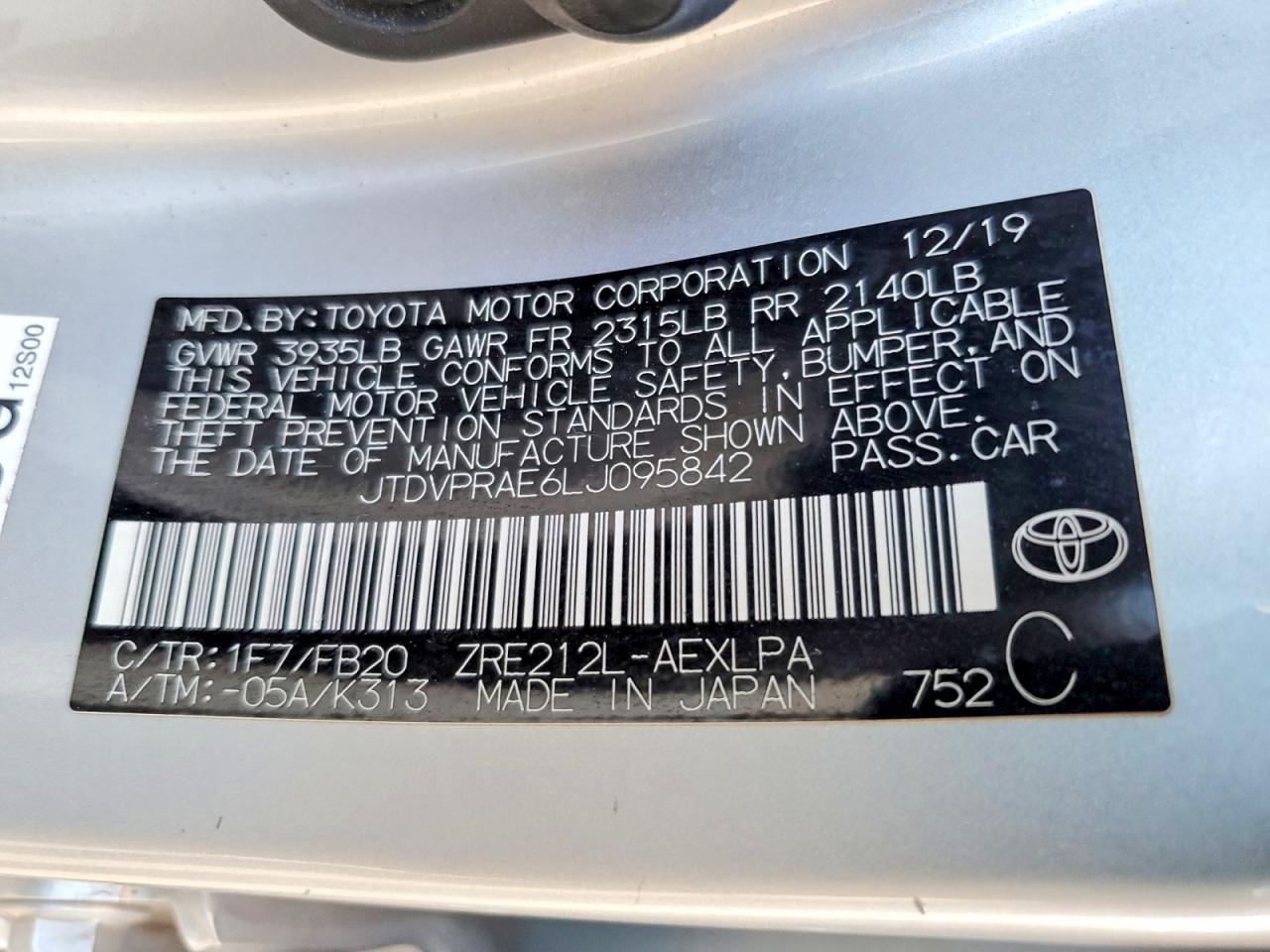 Toyota Corolla Le
