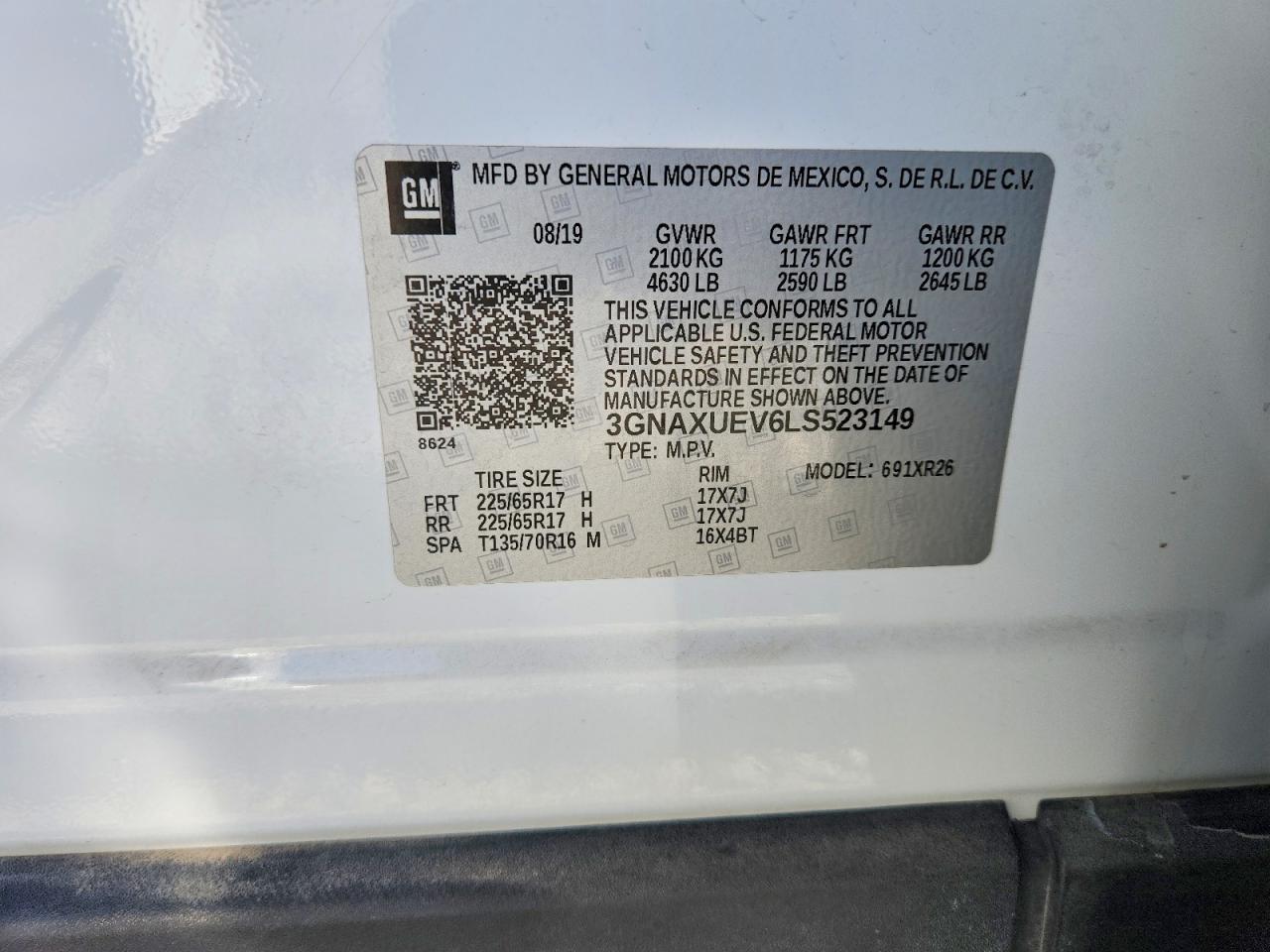 Chevrolet Equinox Lt