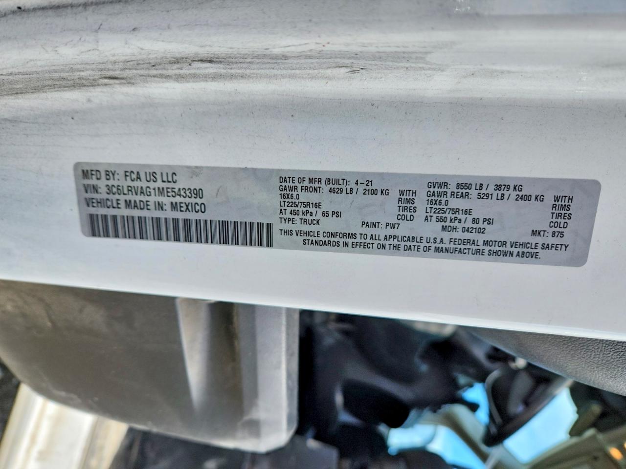 Ram Promaster 1500 Standard